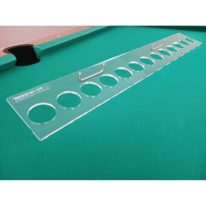 Line of balls rack - 13 ball